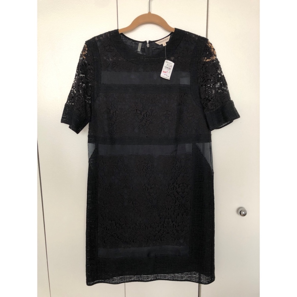 Rebecca Taylor black lace dress